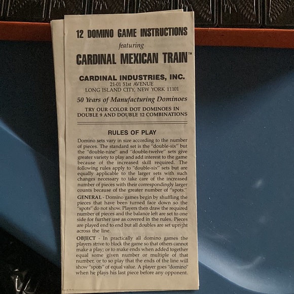 Vintage Magna dominoes double nine - Picture 2 of 6